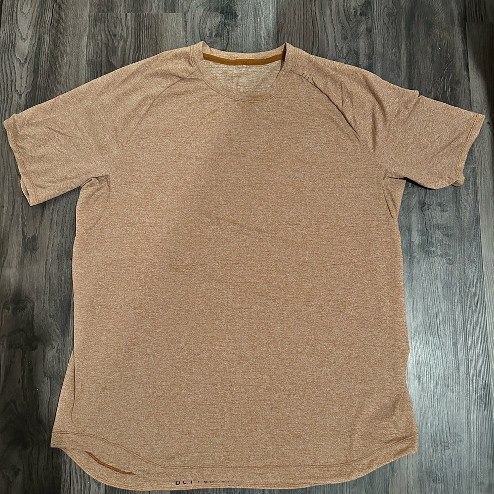 lululemon athletica drysense Brown Short Sleeve Tee